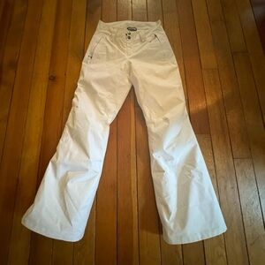 Women’s White North Face Snow Pants XS